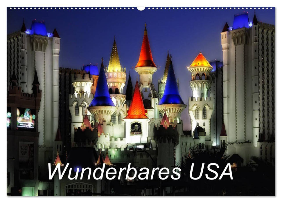 Wunderbares USA (CALVENDO Wandkalender 2025)