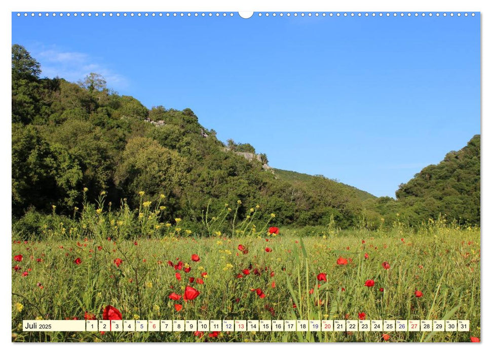 Frühling in den Bergen von Istrien (CALVENDO Premium Wandkalender 2025)