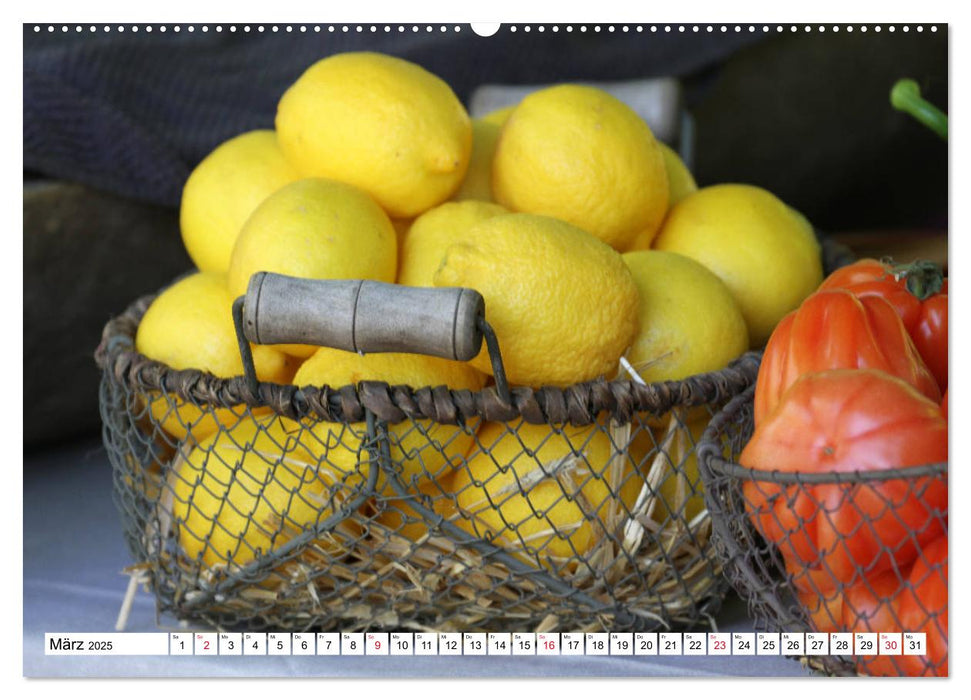 Frisches Obst und Gemüse (CALVENDO Premium Wandkalender 2025)