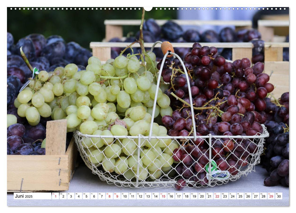 Frisches Obst und Gemüse (CALVENDO Premium Wandkalender 2025)