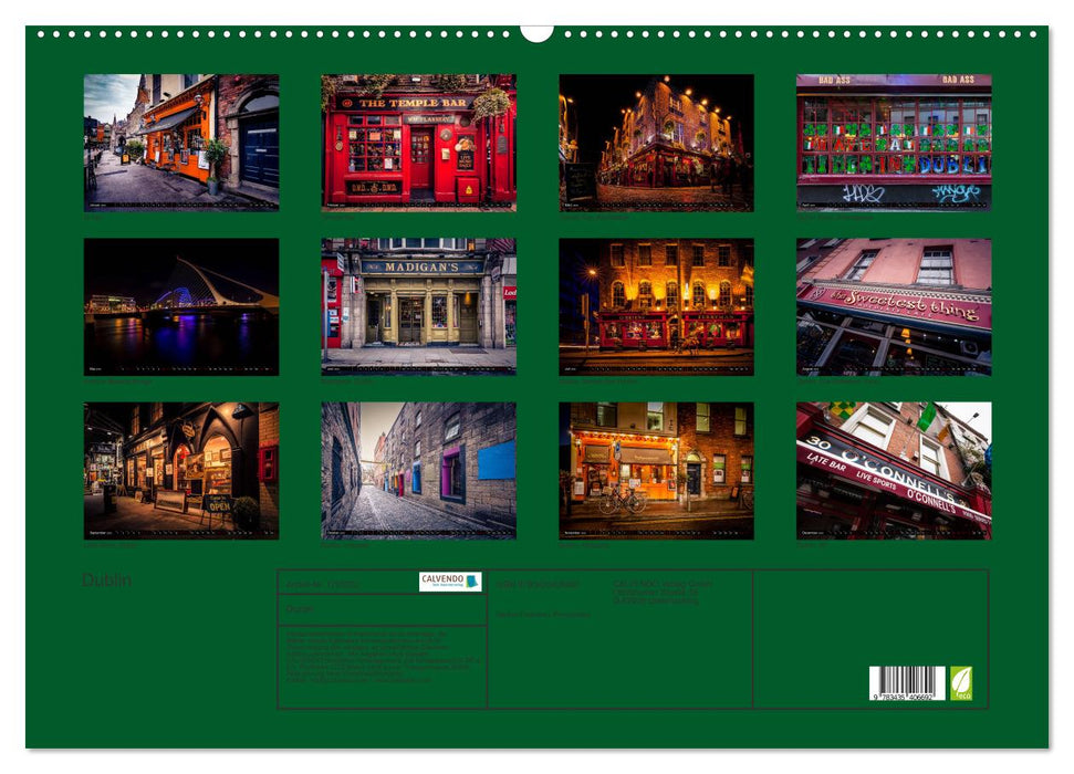 Dublin (CALVENDO Wandkalender 2025)