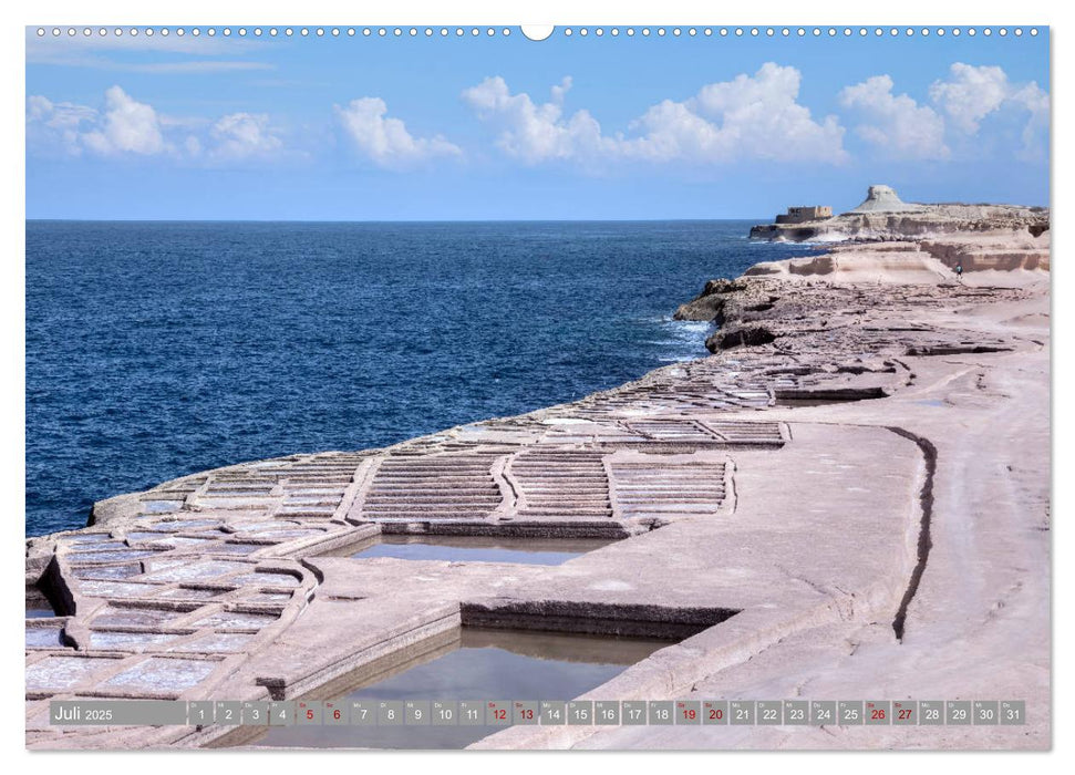 Malta und Gozo Paradies im Mittelmeer (CALVENDO Premium Wandkalender 2025)