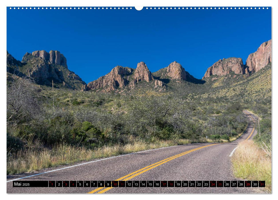 Auf dem Weg nach Texas (CALVENDO Premium Wandkalender 2025)