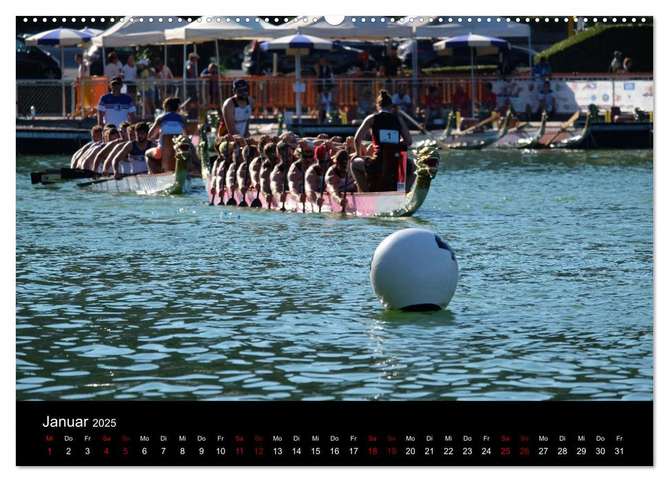 Drachenboot - MissionRome (CALVENDO Premium Wandkalender 2025)