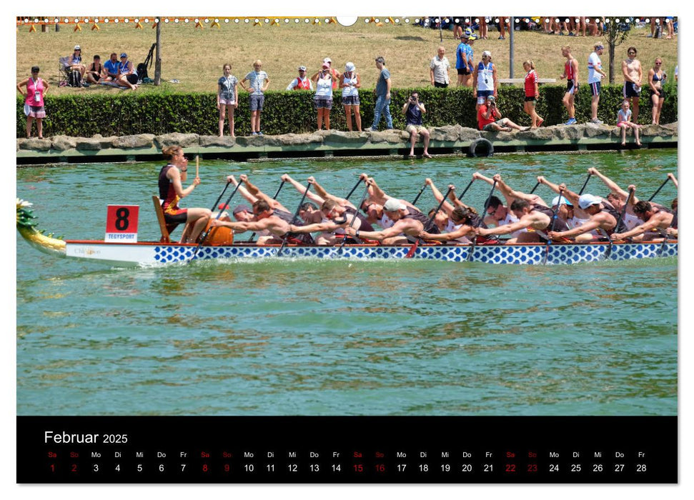 Drachenboot - MissionRome (CALVENDO Premium Wandkalender 2025)