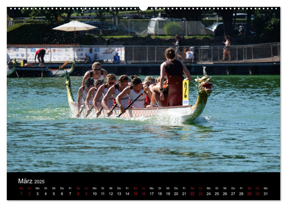 Drachenboot - MissionRome (CALVENDO Premium Wandkalender 2025)