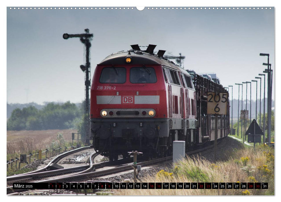 Die Marschbahn (CALVENDO Premium Wandkalender 2025)