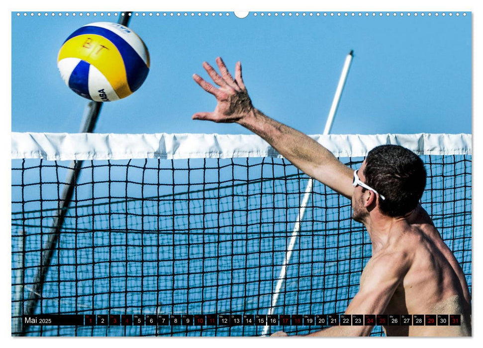 Volleyball Action (CALVENDO Premium Wandkalender 2025)