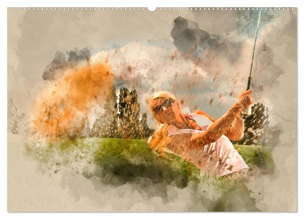 Ich liebe Golf (CALVENDO Premium Wandkalender 2025)