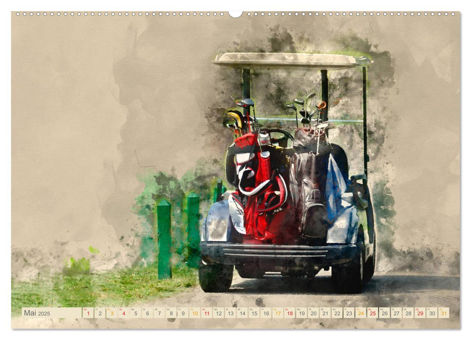 Ich liebe Golf (CALVENDO Premium Wandkalender 2025)