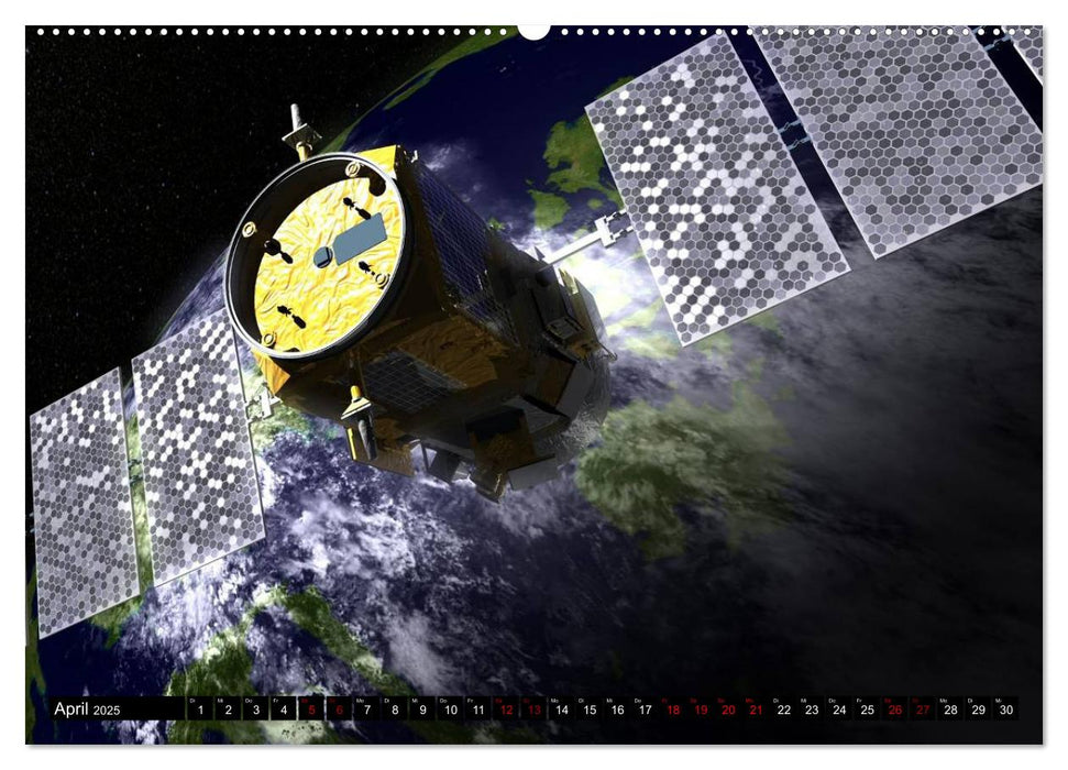 Auftrag im Weltall. Astronauten und Raumfahrt (CALVENDO Premium Wandkalender 2025)