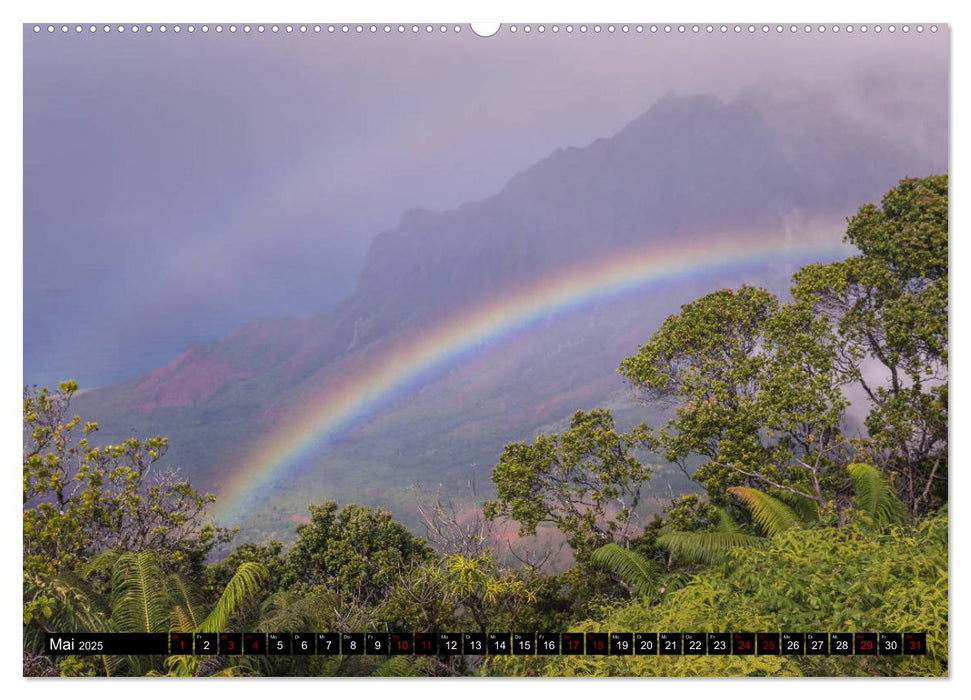 Traumziel Hawaii - Perle im Pazifik (CALVENDO Wandkalender 2025)