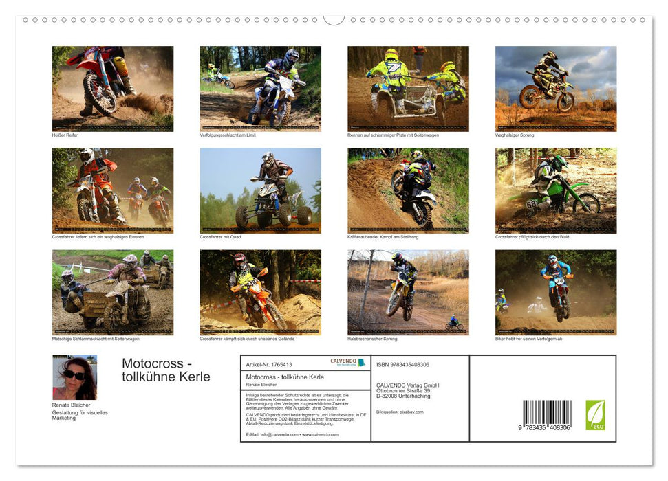 Motocross - tollkühne Kerle (CALVENDO Premium Wandkalender 2025)