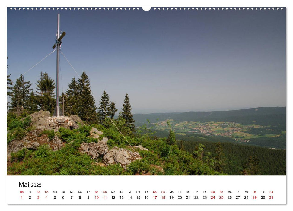 Gipfelkreuze im Böhmerwald (CALVENDO Premium Wandkalender 2025)