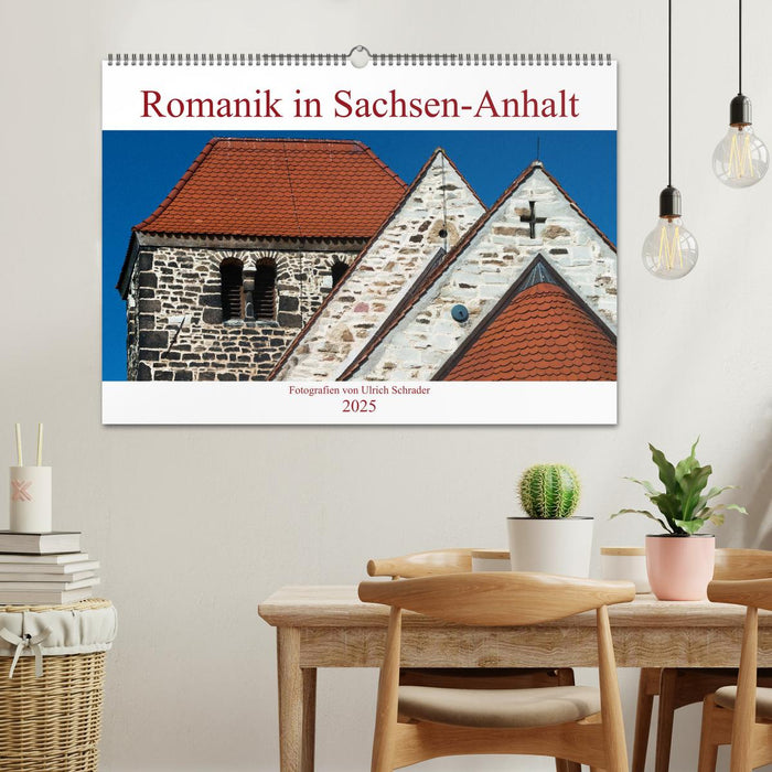 Romanik in Sachsen-Anhalt (CALVENDO Wandkalender 2025)