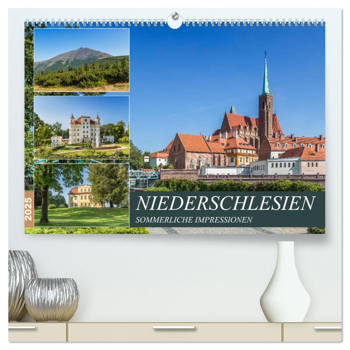 NIEDERSCHLESIEN Sommerliche Impressionen (CALVENDO Premium Wandkalender 2025)