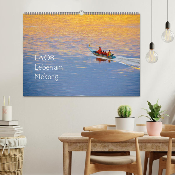 Laos. Leben am Mekong (CALVENDO Wandkalender 2025)