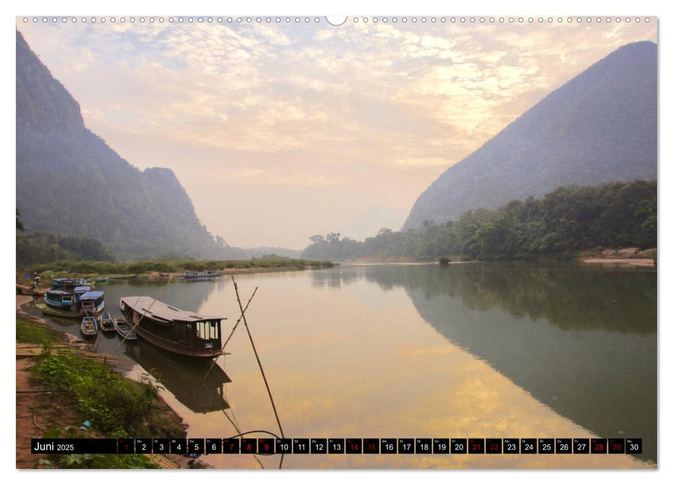 Laos. Leben am Mekong (CALVENDO Wandkalender 2025)