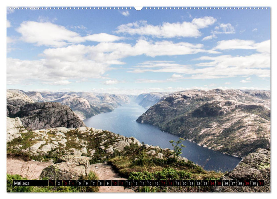 Norwegen - Unterwegs am Lysefjord (CALVENDO Wandkalender 2025)