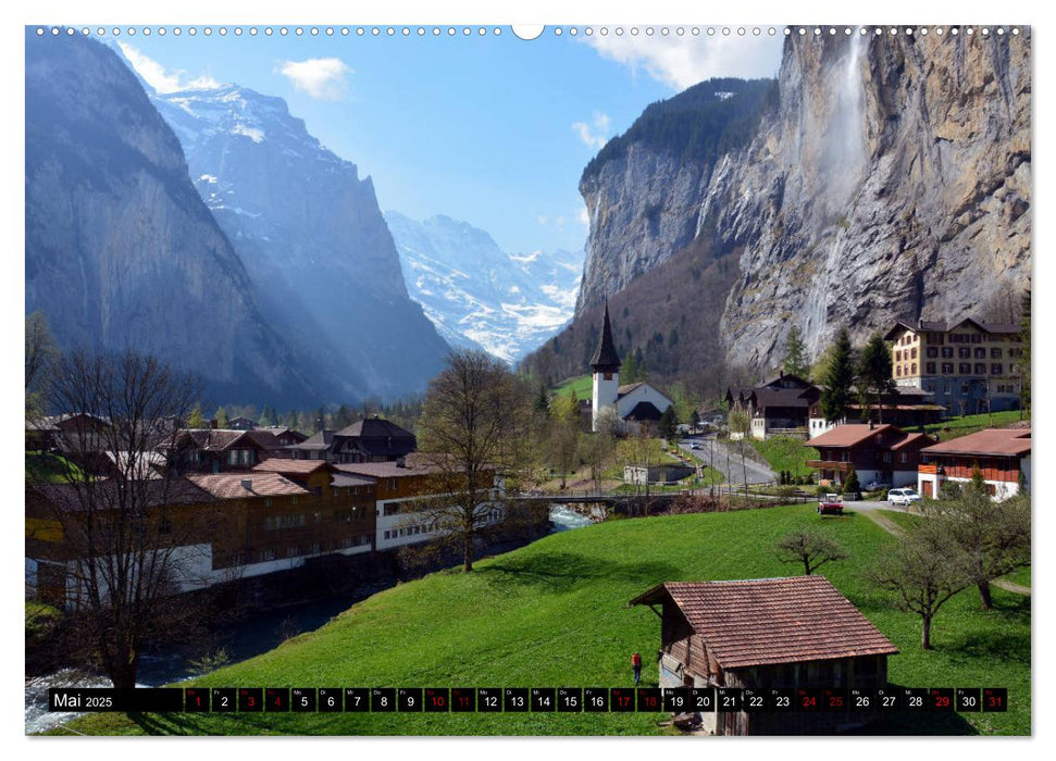 Bergmagie – Fotos aus dem Berner Oberland (CALVENDO Premium Wandkalender 2025)