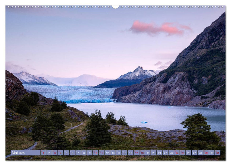 Patagonien: Einzigartige Landschaft am Ende der Welt (CALVENDO Premium Wandkalender 2025)