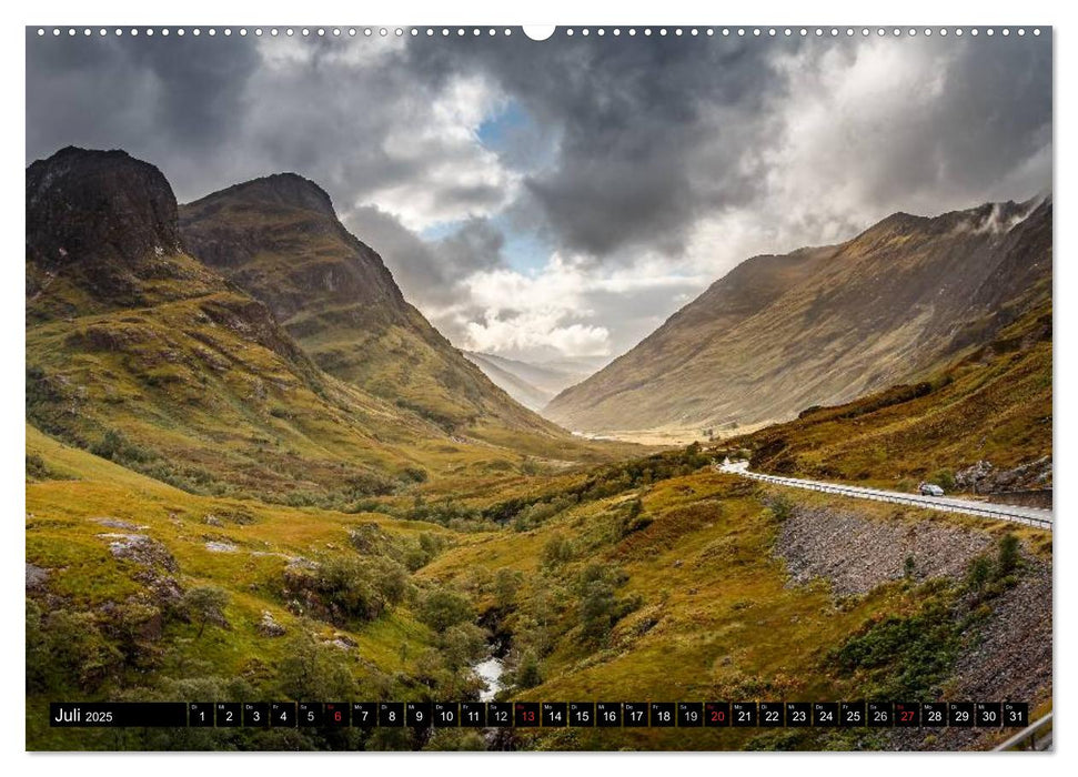 Schottland Farben und Licht (CALVENDO Premium Wandkalender 2025)