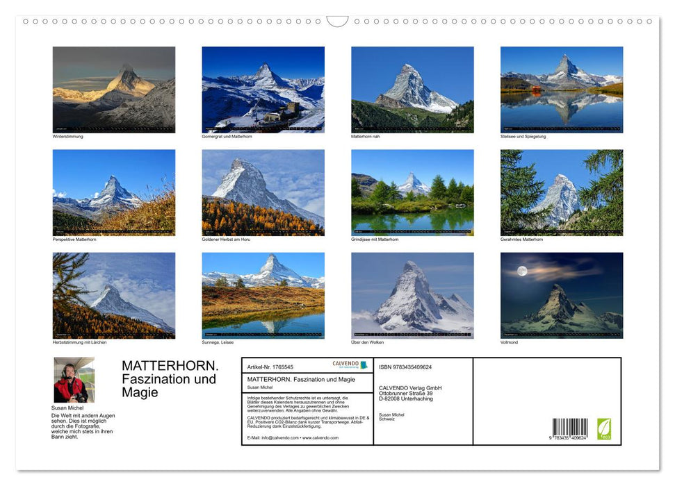 MATTERHORN. Faszination und Magie (CALVENDO Wandkalender 2025)