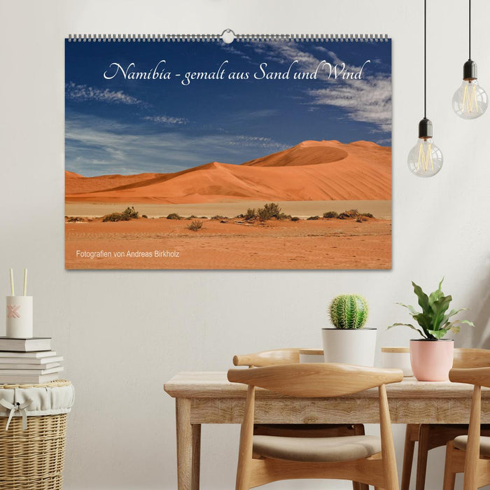 Namibia - gemalt aus Sand und Wind (CALVENDO Wandkalender 2025)