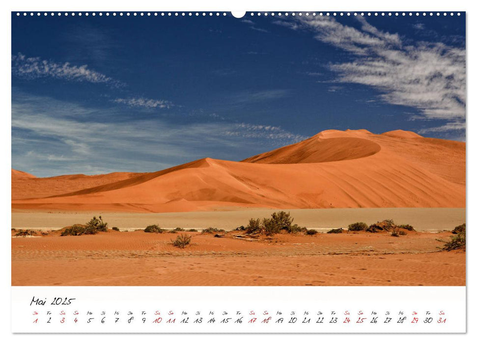 Namibia - gemalt aus Sand und Wind (CALVENDO Wandkalender 2025)