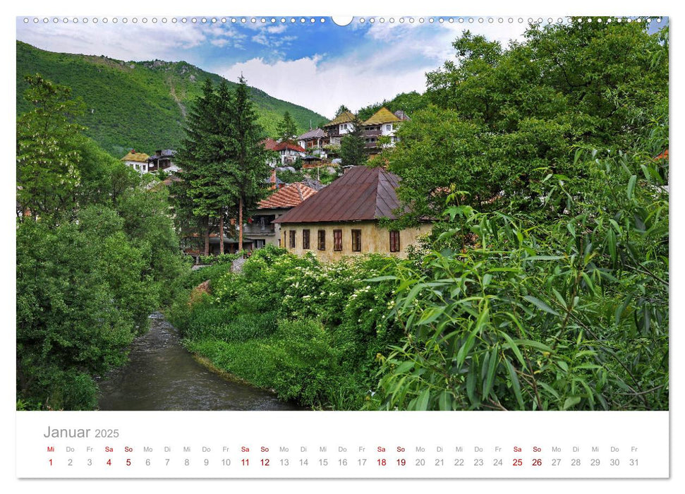 Kreuz und quer durch Bosnien-Herzegowina (CALVENDO Premium Wandkalender 2025)