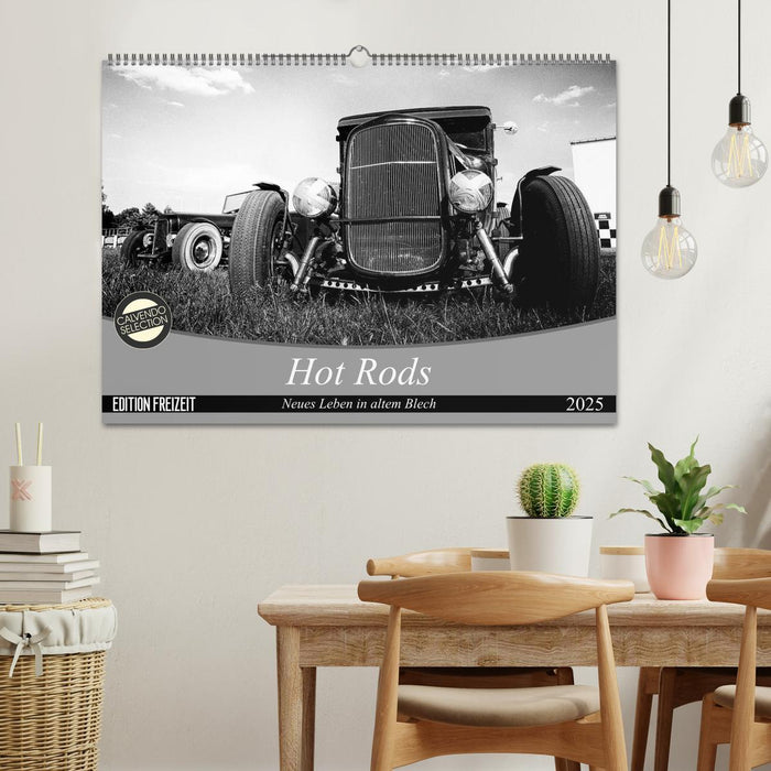 Hot Rods - Neues Leben in altem Blech (CALVENDO Wandkalender 2025)