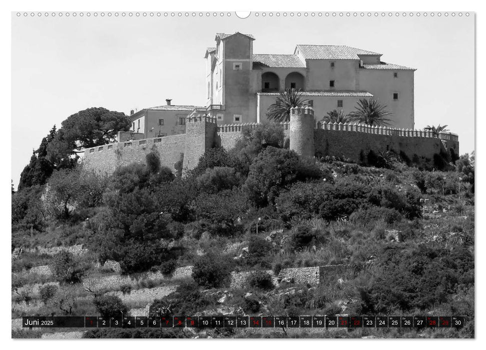 Mallorca monochrom (CALVENDO Premium Wandkalender 2025)