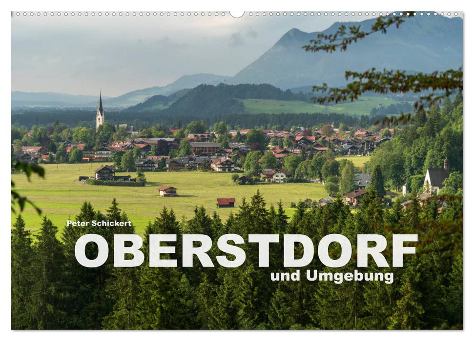 Oberstdorf und Umgebung (CALVENDO Wandkalender 2025)