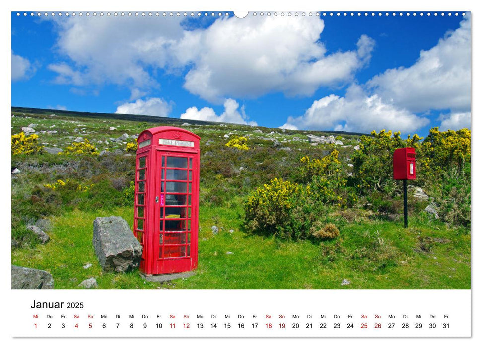 Von Cornwall nach Schottland (CALVENDO Premium Wandkalender 2025)