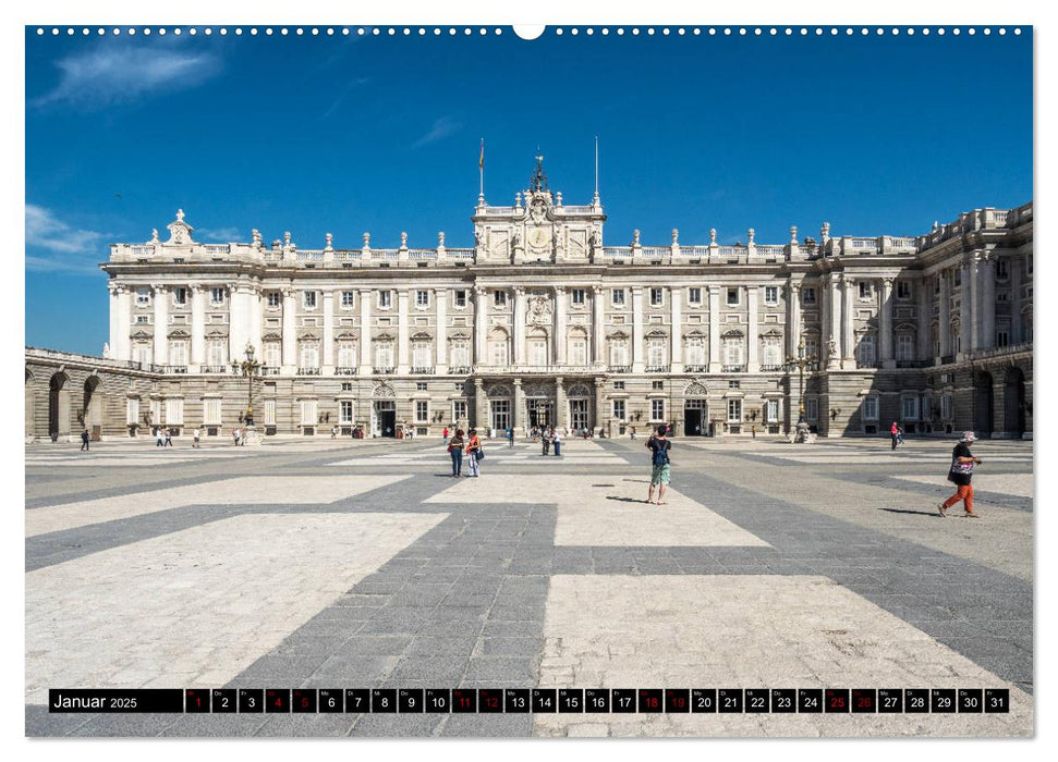 Madrid - Stadtansichten (CALVENDO Wandkalender 2025)