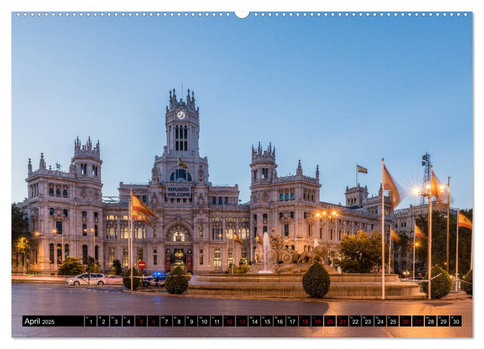 Madrid - Stadtansichten (CALVENDO Wandkalender 2025)