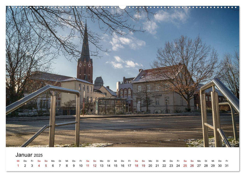 Buxtehude - Eine Perle in Niedersachsen (CALVENDO Premium Wandkalender 2025)