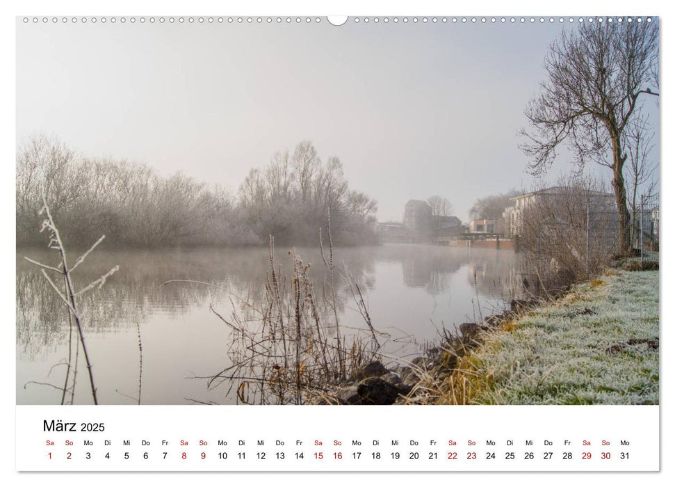 Buxtehude - Eine Perle in Niedersachsen (CALVENDO Premium Wandkalender 2025)