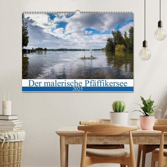 Der malerische Pfäffikersee (CALVENDO Wandkalender 2025)