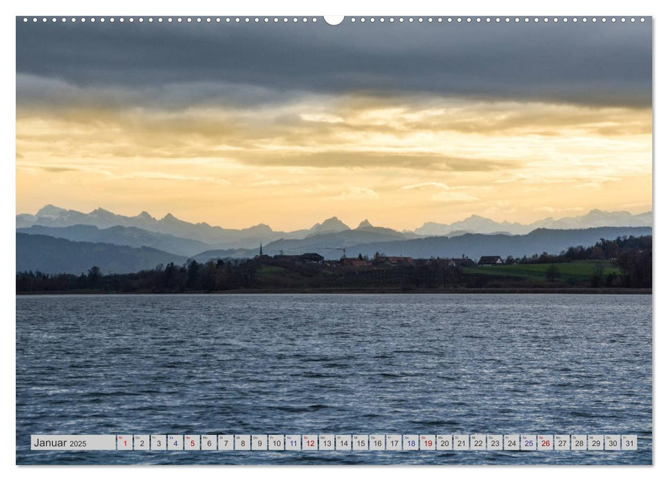 Der malerische Pfäffikersee (CALVENDO Wandkalender 2025)
