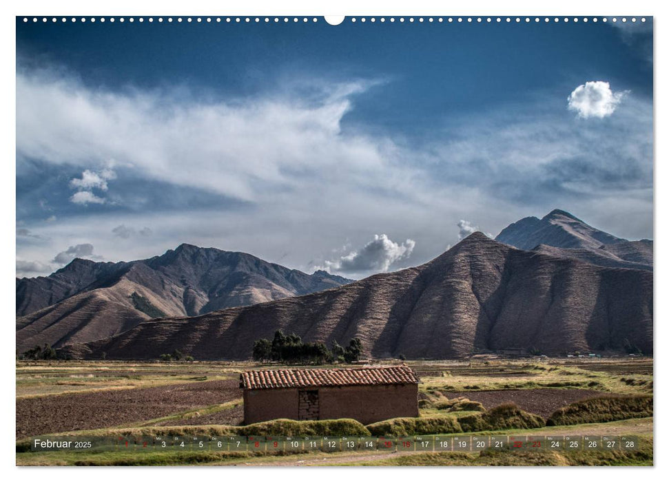 In den Anden von Peru - Fazinierende Bergwelt (CALVENDO Wandkalender 2025)