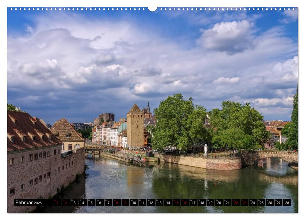 Straßburg - Im Herzen Europas (CALVENDO Wandkalender 2025)