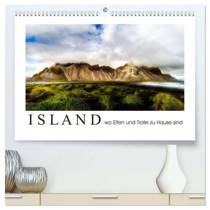 Island wo Elfen und Trolle zuhause sind (CALVENDO Premium Wandkalender 2025)