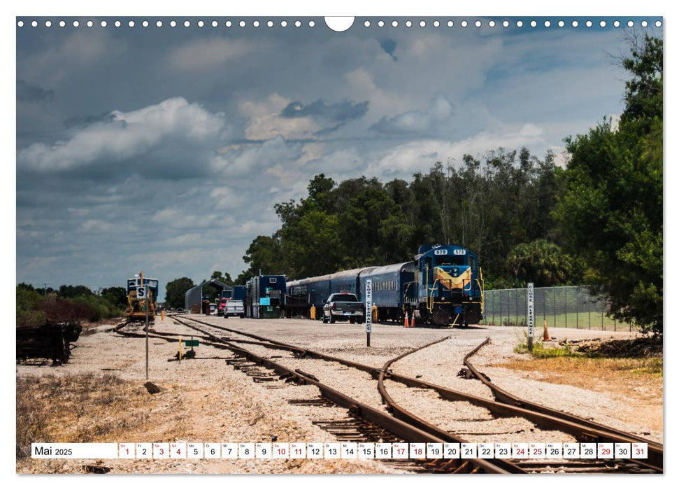 Eisenbahn in Nordamerika (CALVENDO Wandkalender 2025)