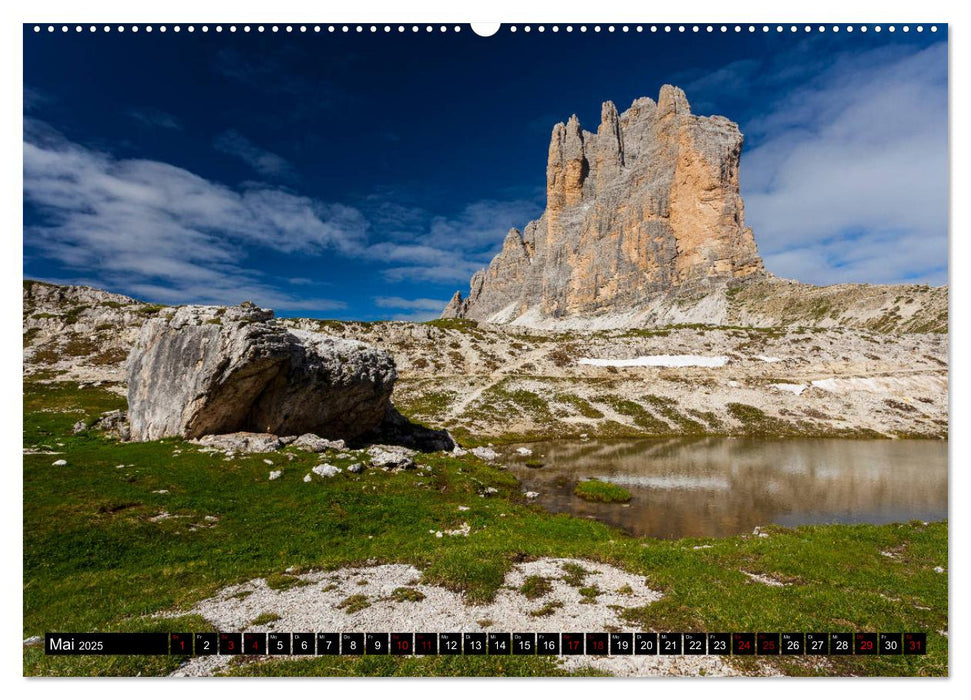 Drei Zinnen. Sextner Dolomiten (CALVENDO Premium Wandkalender 2025)