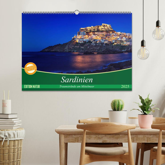 Sardinien - Traumstrände am Mittelmeer (CALVENDO Wandkalender 2025)