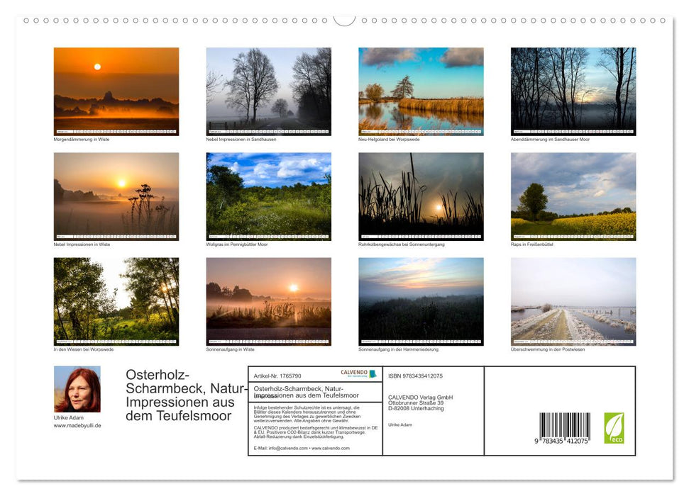 Osterholz-Scharmbeck, Natur-Impressionen aus dem Teufelsmoor (CALVENDO Premium Wandkalender 2025)