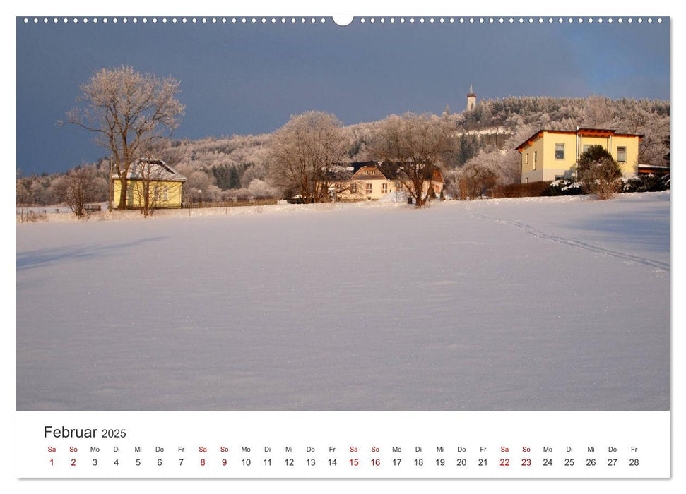 Annaberg - Hauptstadt des Erzgebirges (CALVENDO Wandkalender 2025)