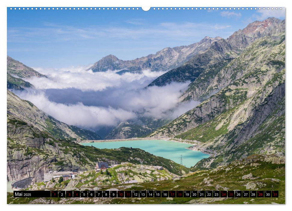 Bergsommer im Berner Oberland (CALVENDO Premium Wandkalender 2025)