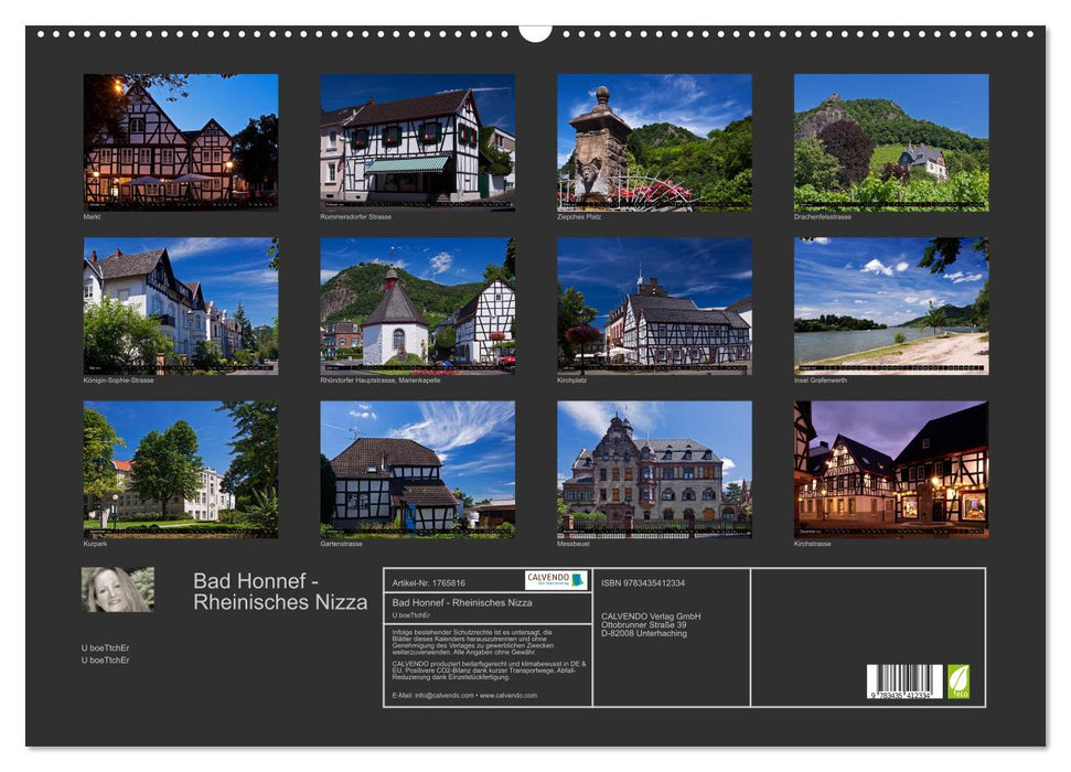 Bad Honnef - Rheinisches Nizza (CALVENDO Wandkalender 2025)